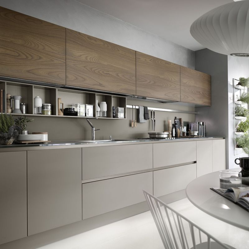 YALIG ensemble de porte-épices en bois indépendant pour armoire de cuisine européenne légère à plan ouvert