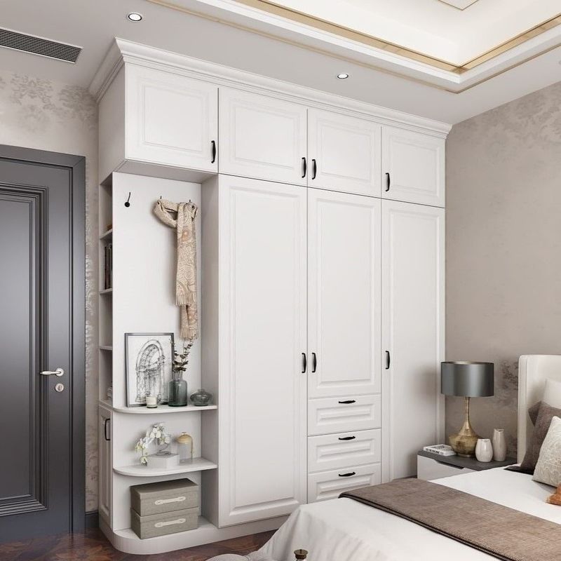 Des armoires de style moderne haut de gamme en carton MR HDF pour les chambres personnalisées