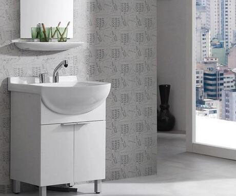 Fin Luxe Design Moderne 28 72 pouces Flute PVC Membrane étroite salle de bains flottante vanités armoire ensemble