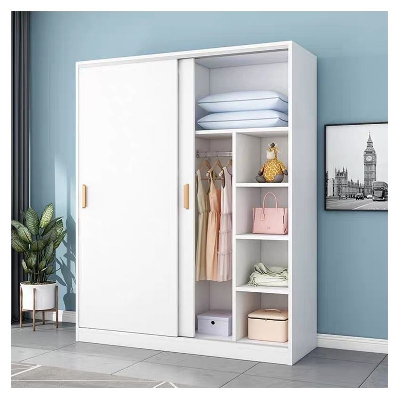 Moderne PANEL extensible de style bois porte coulissante placard rangement garde-robe pour la chambre