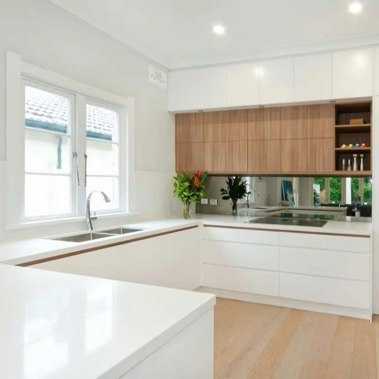 YALIG Cuisine extérieure moderne en bois Armoires de cuisine accessoires avec très ODM / OEM
