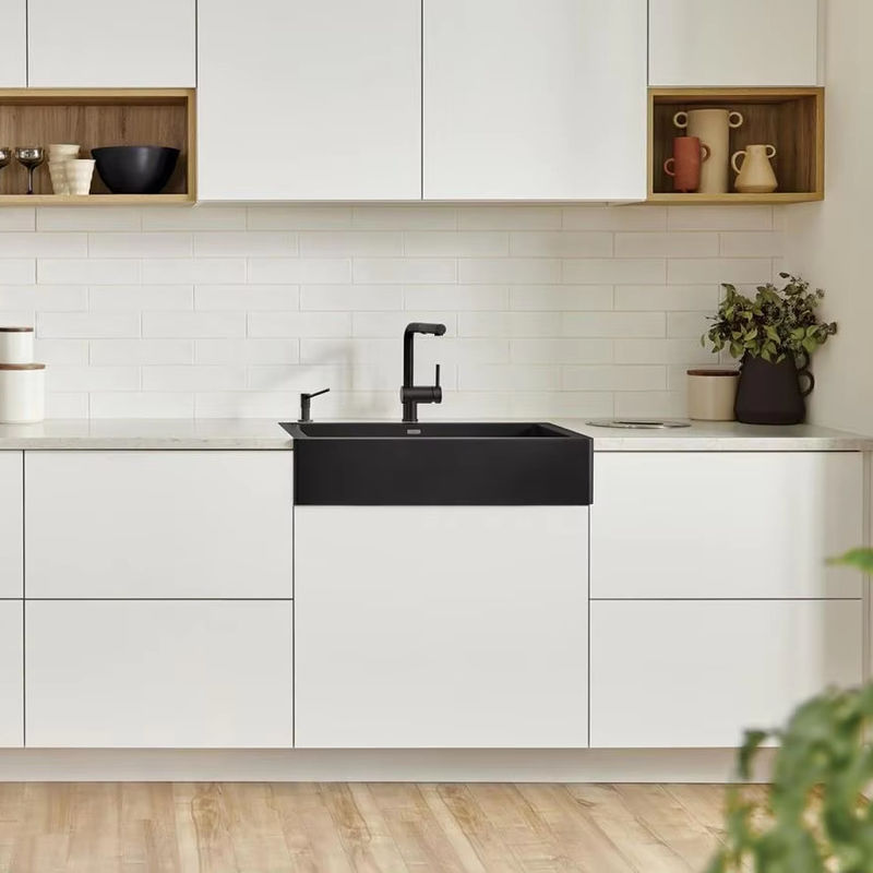 2024 Armoires de cuisine en forme de U avec île La combinaison parfaite de style et de fonction
