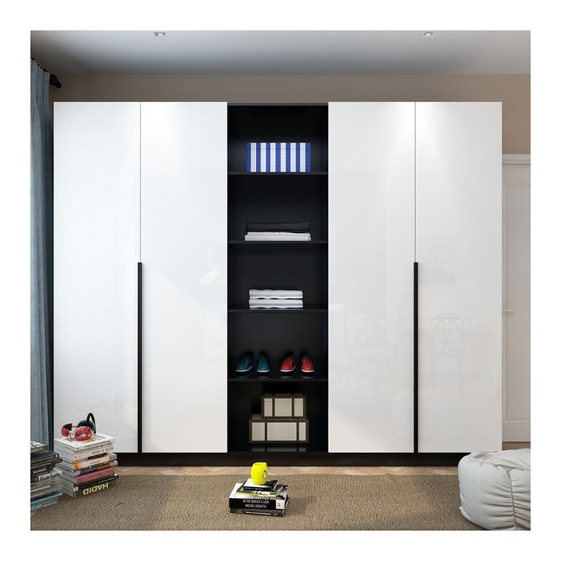 2D / 3D PANEL en bois style dortoir éclatant armoire à porte coulissante armoire en Australie Standard