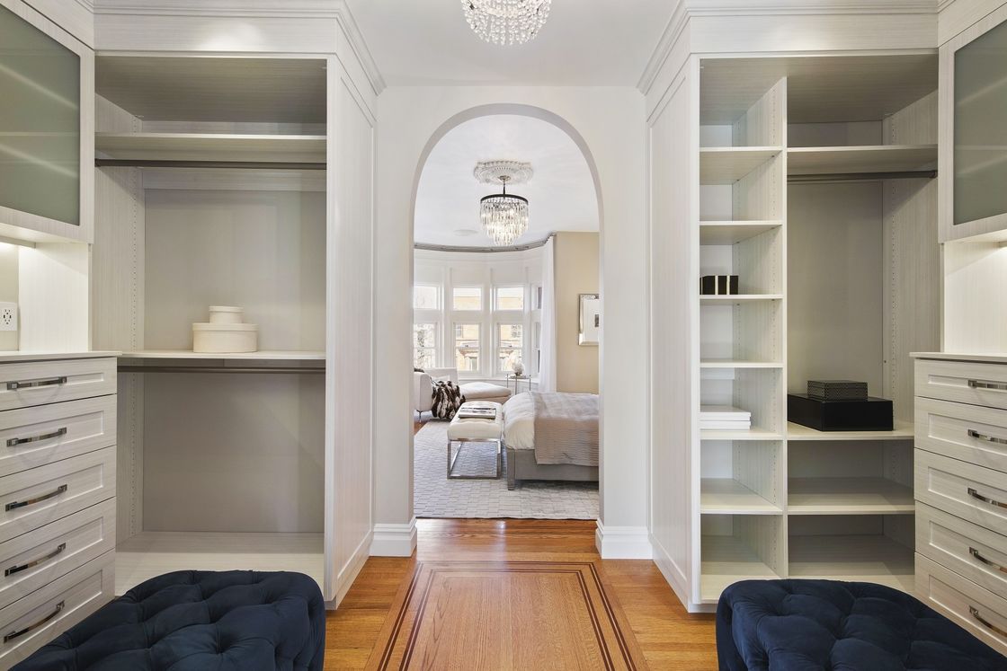 Accueil Meubles Porte coulissante en laque en bois Armoire pour taille personnalisée en blanc moderne
