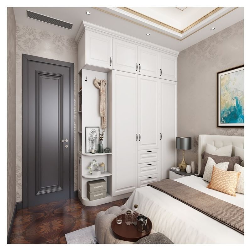 Armoire intégrée extensible avec porte coulissante