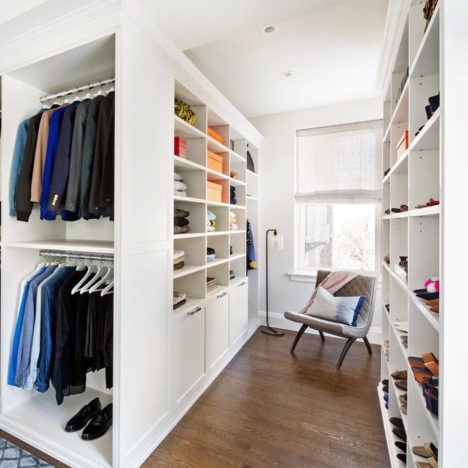 Armoire intégrée extensible avec porte coulissante