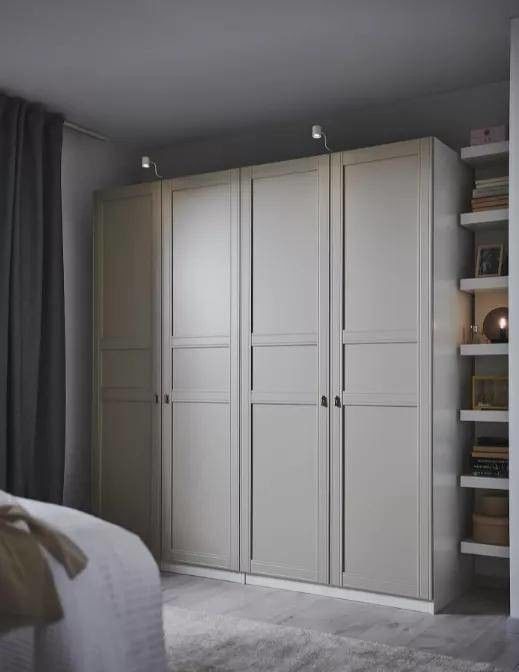 2024 Populaire Grey Shaker Porte Armoire Moderne style en bois pour la maison