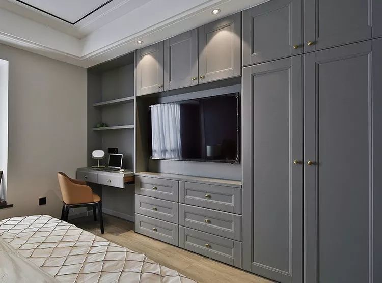 2024 Populaire Grey Shaker Porte Armoire Moderne style en bois pour la maison