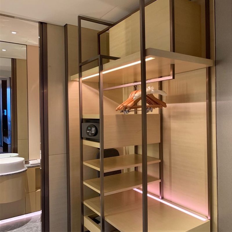 Des vêtements en bois de style moderne placard personnalisé design de luxe pour la maison villa hôtel appartement