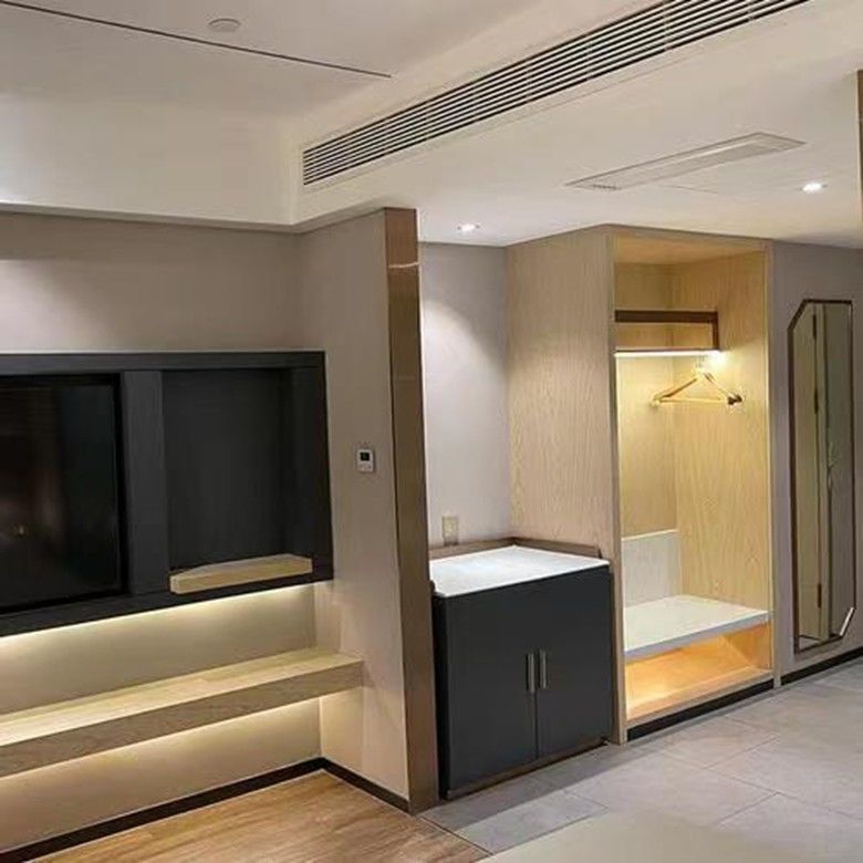 Des vêtements en bois de style moderne placard personnalisé design de luxe pour la maison villa hôtel appartement