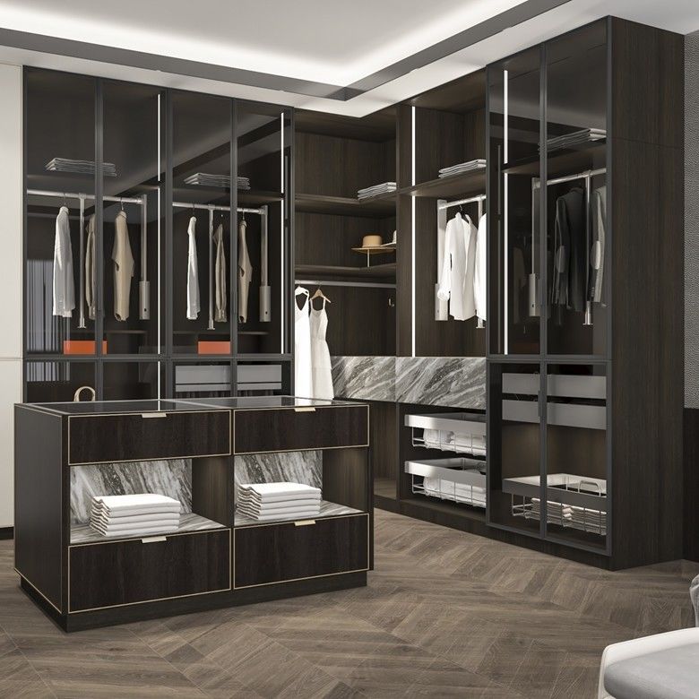 Armoire ouverte grand coin armoire pour la maison villa hôtel appartement chambre à coucher