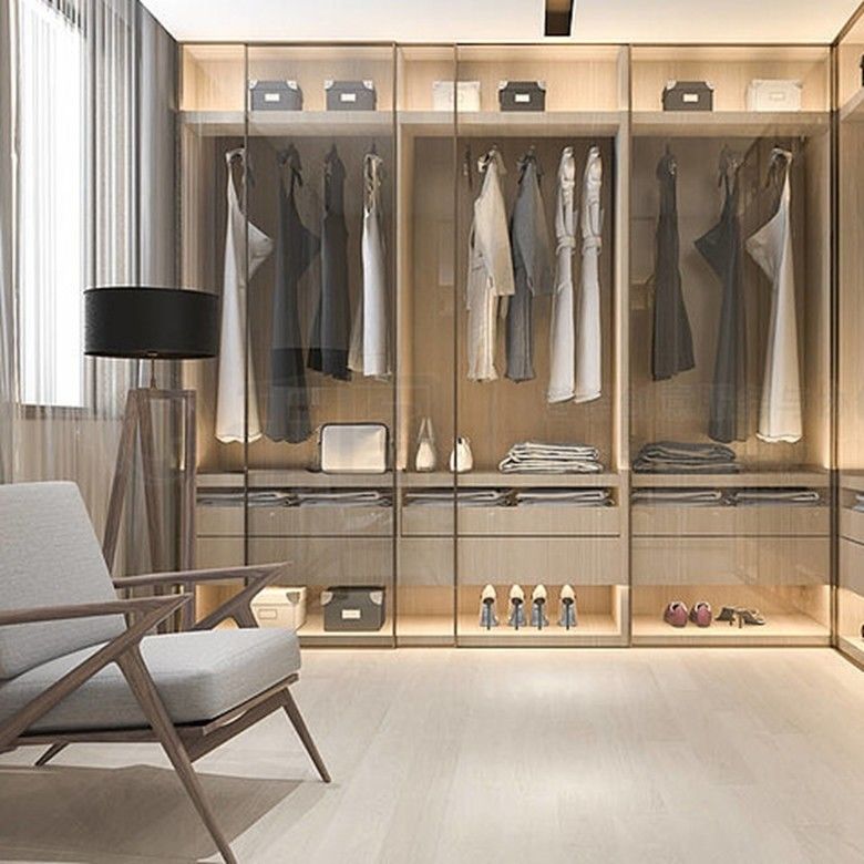 Combinaison de chambres en bois de style moderne Armoire pour la maison Villa Hôtel appartement