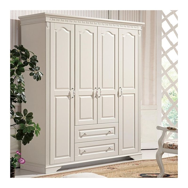 Armoire en bois en carton MR HDF pour chambre à coucher