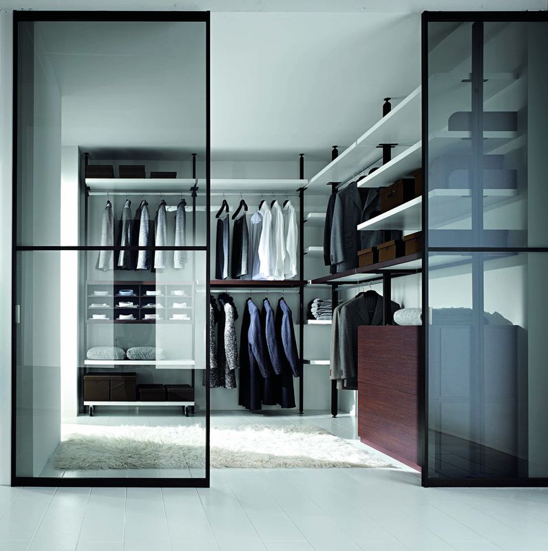 Chambre à coucher contemporaine Armoire avec conception en bois personnalisée et panneau MR HDF