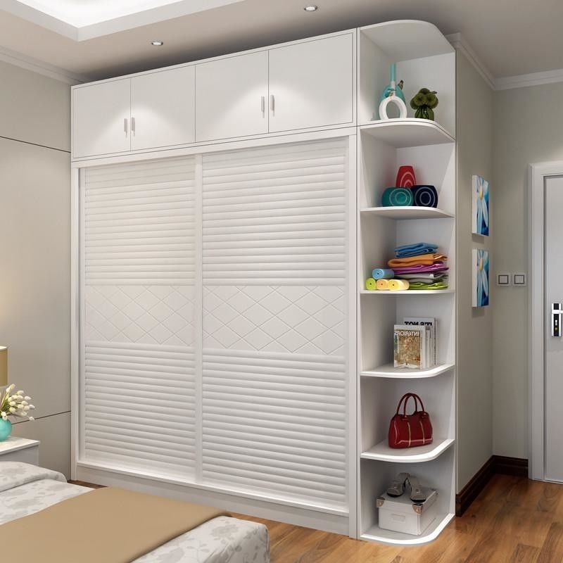 Ensemble de chambres à coucher modernes avec 2 portes Armoire Almari Meubles personnalisables et modernes OEM ODM