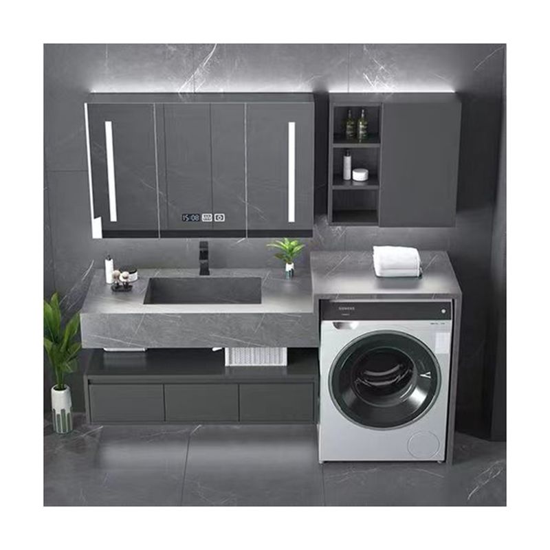 Moderne conception sans poignée YALIG Or organisateur de maquillage pour les vanités de salle de bain et éviers