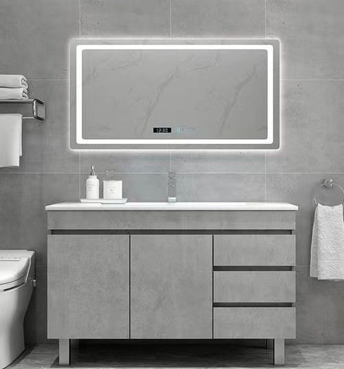 Moderne conception sans poignée YALIG Or organisateur de maquillage pour les vanités de salle de bain et éviers