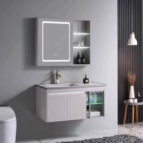 Cabinet de meubles de salle de bain de luxe YALIG avec couleur personnalisée et 38-46 en largeur