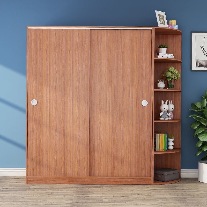 Aucun YALIG plié sur mesure simple petite taille deux portes armoire vestiaire chambre pour bébé placard armoire Designs