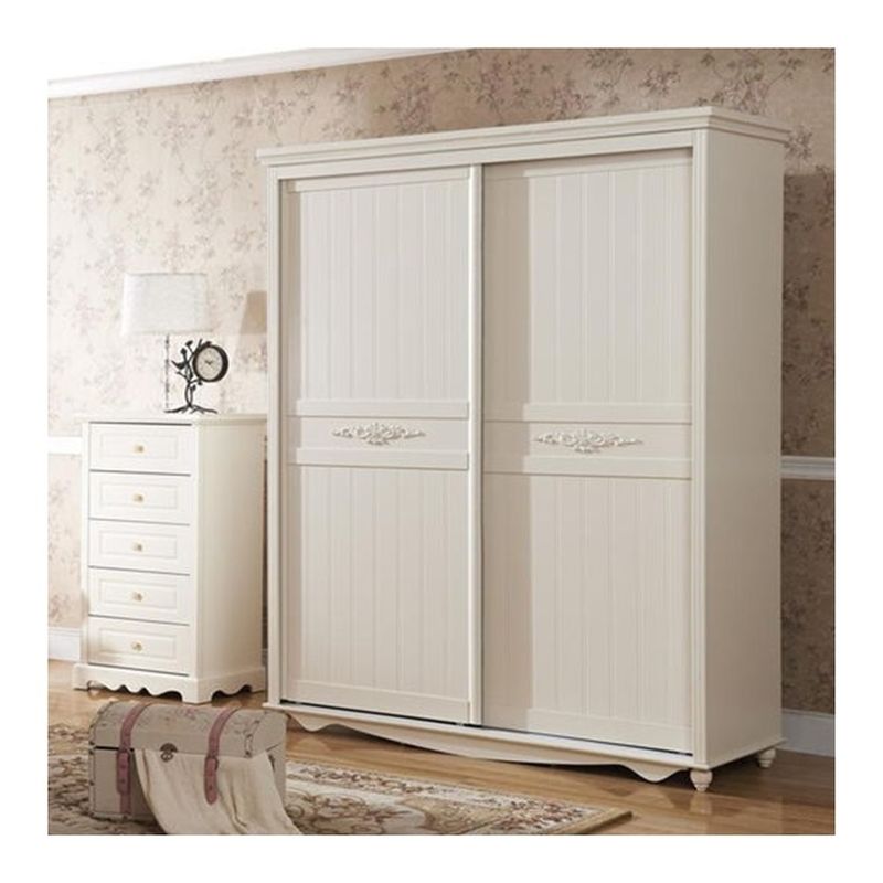 Aucun YALIG plié sur mesure simple petite taille deux portes armoire vestiaire chambre pour bébé placard armoire Designs
