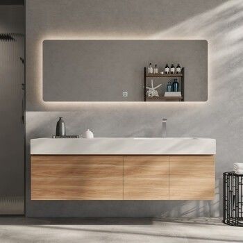L' armoire de salle de bains importée de YALIG est de style moderne et de largeur 38-46.