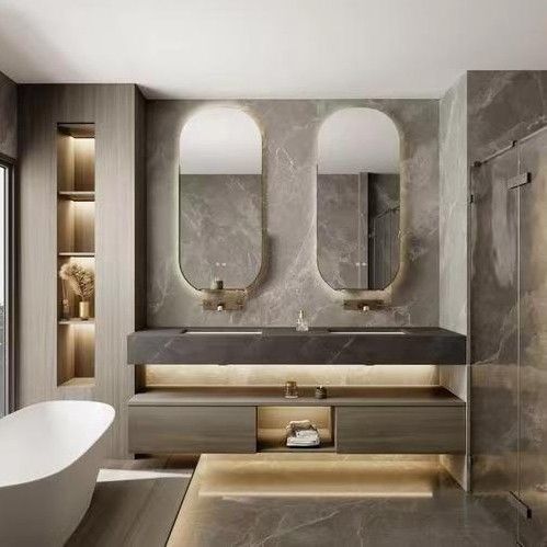 Ajoutez une touche d'élégance à votre salle de bain avec la vanité murale de YALIG