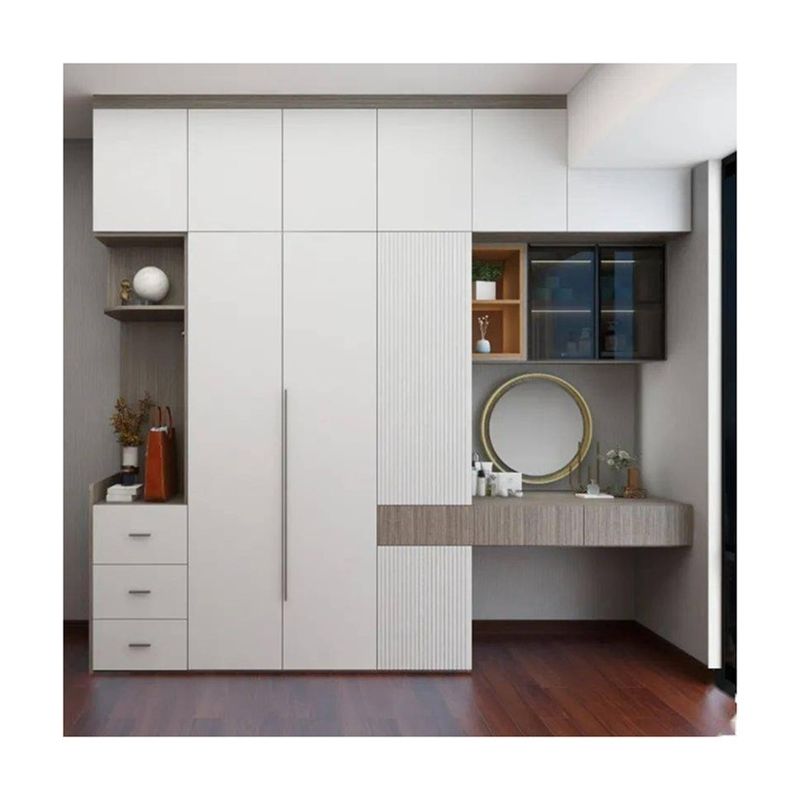 Meubles de chambre personnalisés Armoire en bois avec deux et trois portes par YALIG