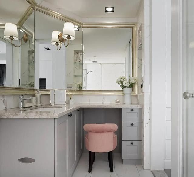YALIG Cabinet Shaker Panneau à flûte Quartz Valeur de salle de bain sur le comptoir pour 38-46 en largeur