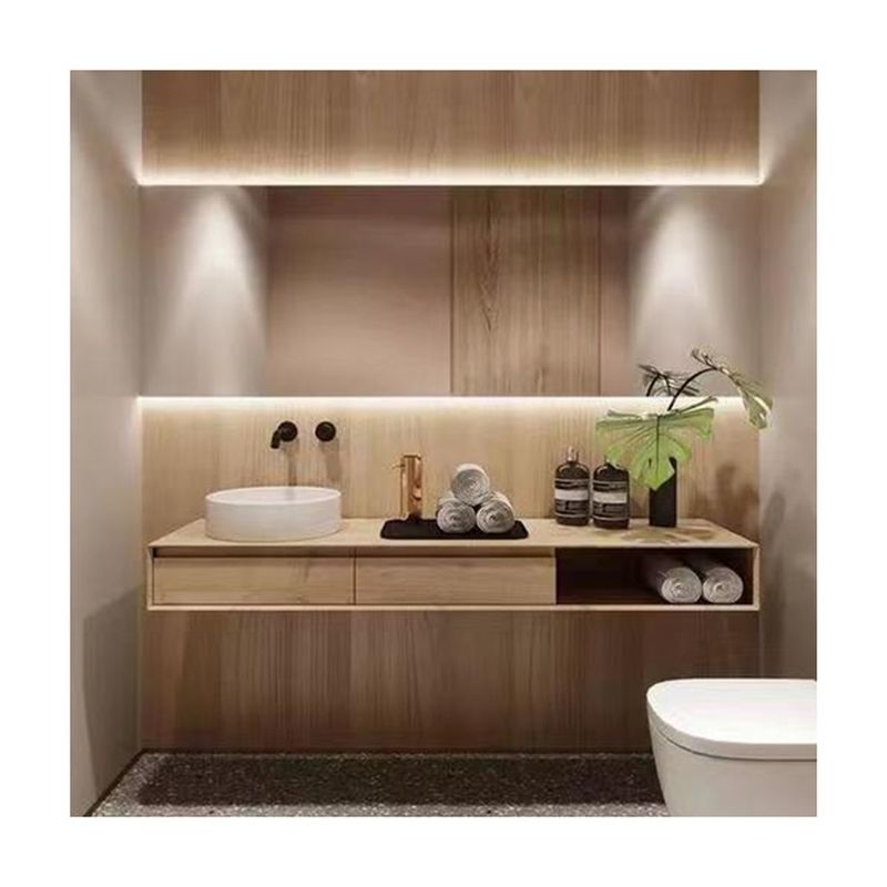 Design sans poignée pour appartement moderne en couleur pure