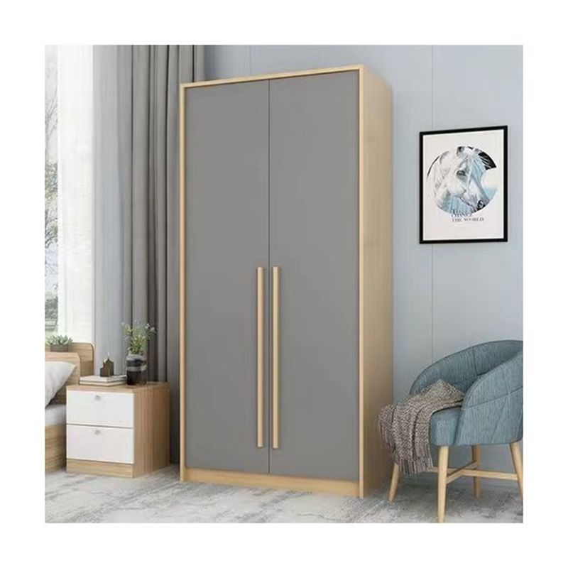 Emballage du courrier YALIG Chambre moderne simple Chambre à deux portes Armoire de conception pour appartement