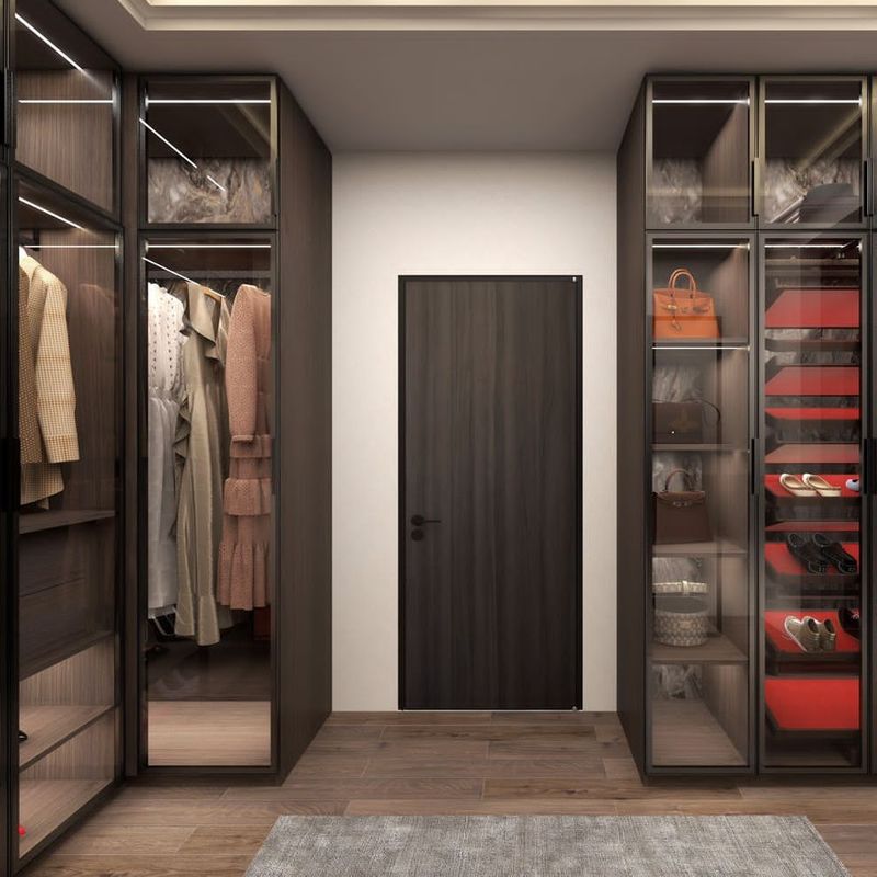 NO Coupe 2024 Design Chambre à coucher placard Armoires en bois pour général dans YALIG