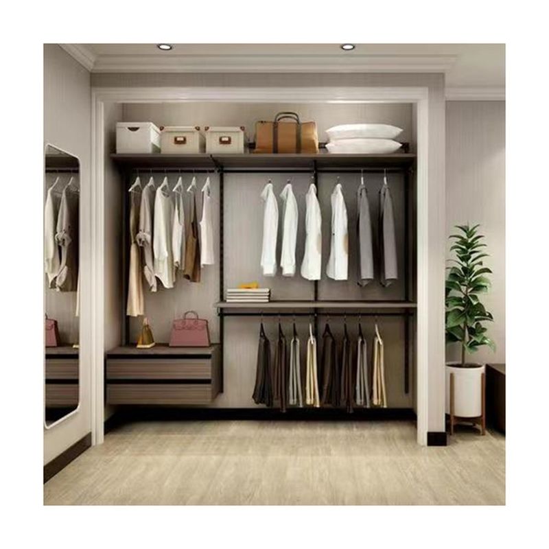 YALIG Corner Melamine Armoire chambre à coucher définition de votre solution de stockage ultime