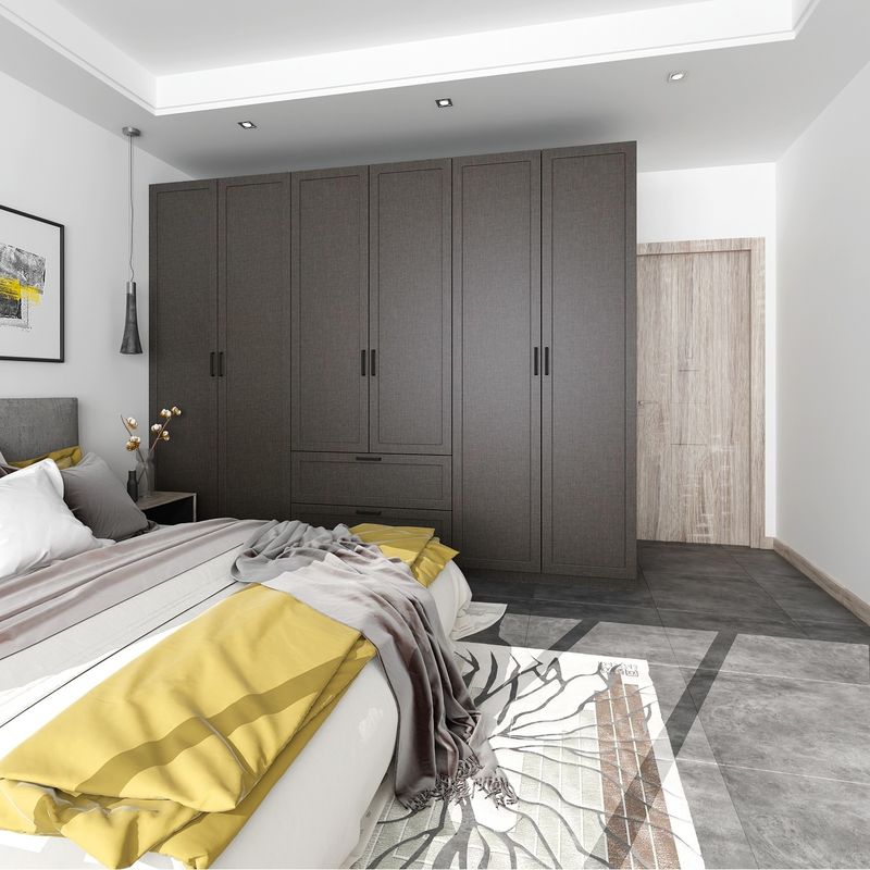 YALIG Corner Melamine Armoire chambre à coucher définition de votre solution de stockage ultime
