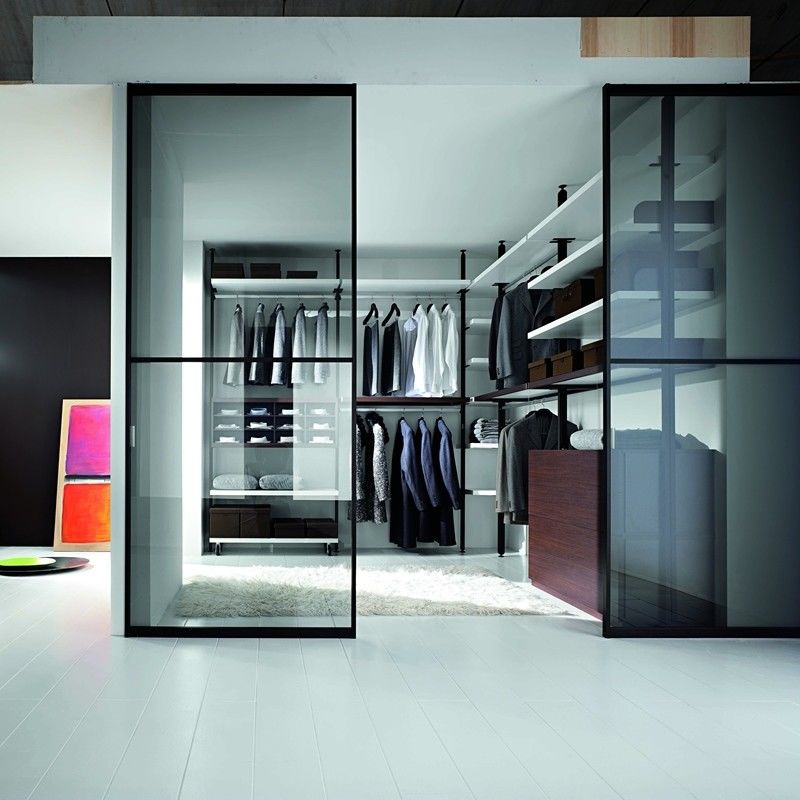Système de poteaux YALIG contemporain convertible Walk In Room Cabinet de style ouvert