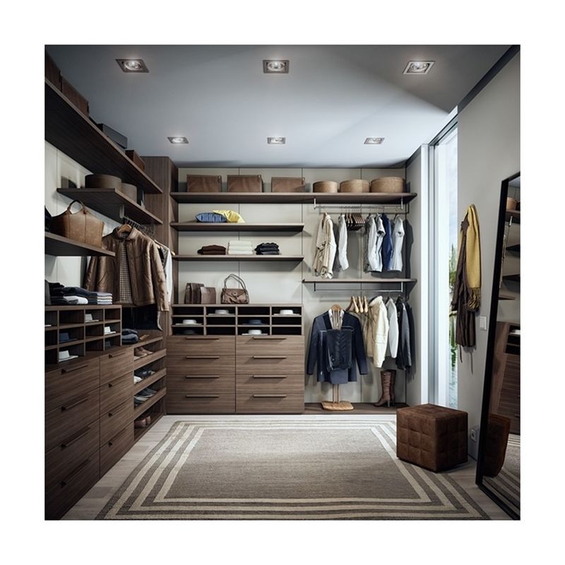 Armoire en bois moderne pour une chambre à coucher contemporaine YALIG