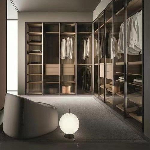 Armoire en bois moderne pour une chambre à coucher contemporaine YALIG