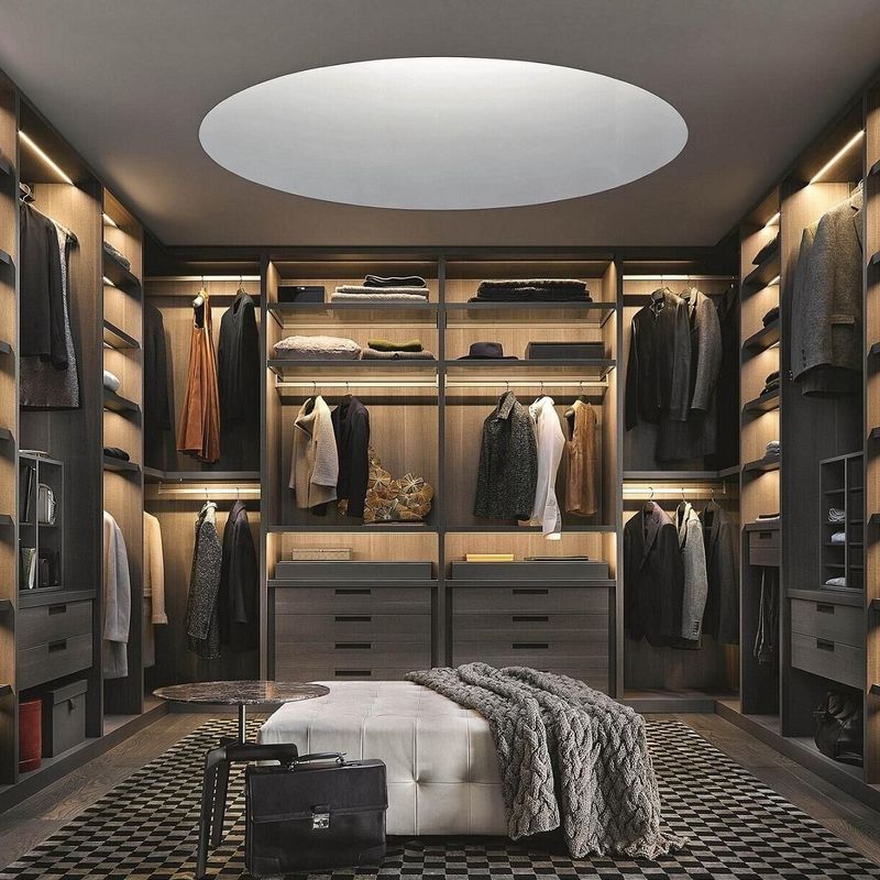 Style de design contemporain YALIG Veneur Armoires de coin modernes pour les meubles de chambre
