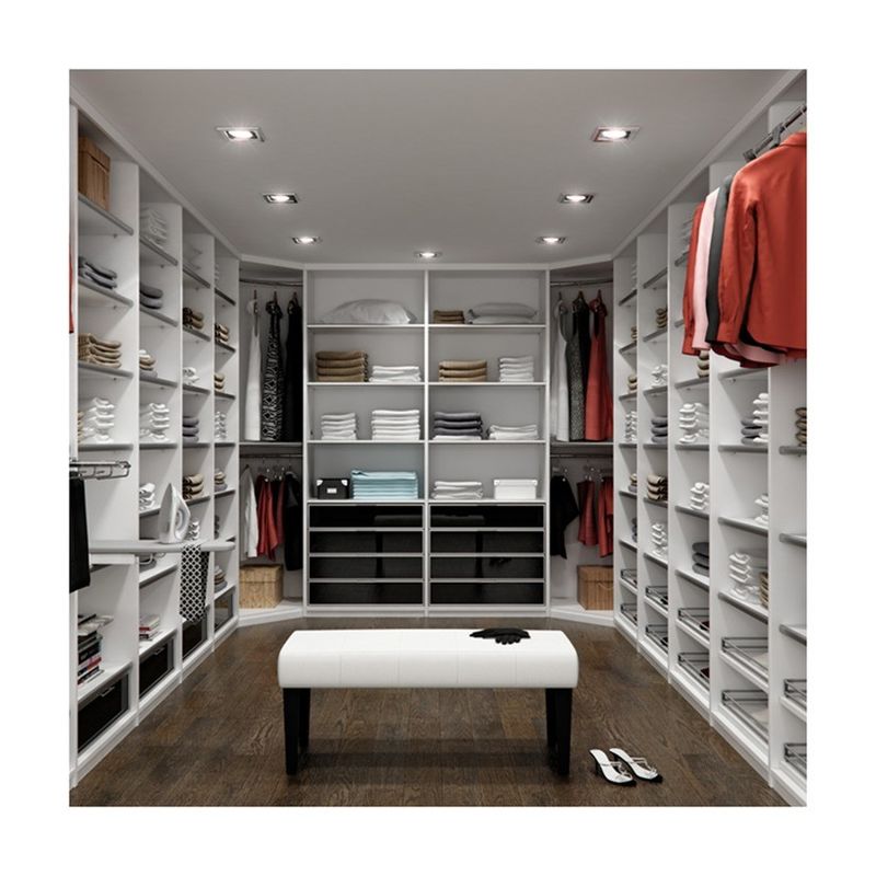 Armoire en bois de style contemporain pour les meubles de chambre de couleur personnalisée moderne