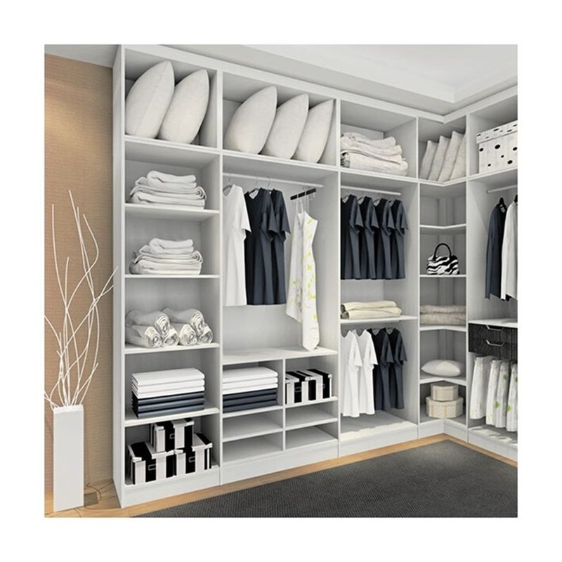 PANEL style bois YALIG grand coin armoire ouverte pour le style de design contemporain