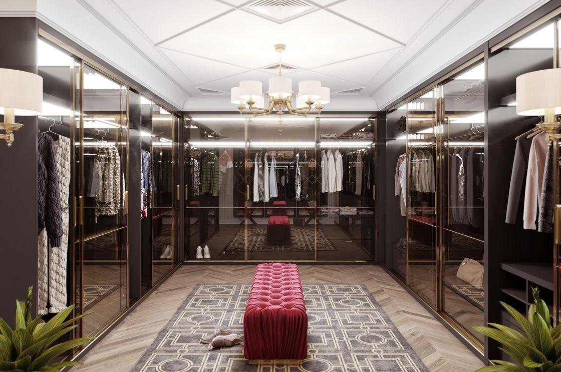Pas de garde-robe en bois plié moderne avec conception personnalisée de stockage en mélamine